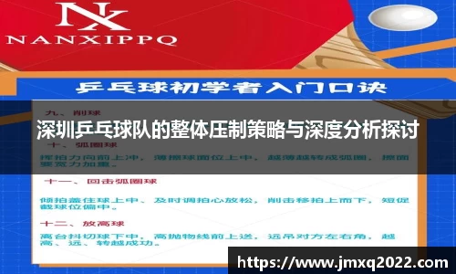 深圳乒乓球队的整体压制策略与深度分析探讨