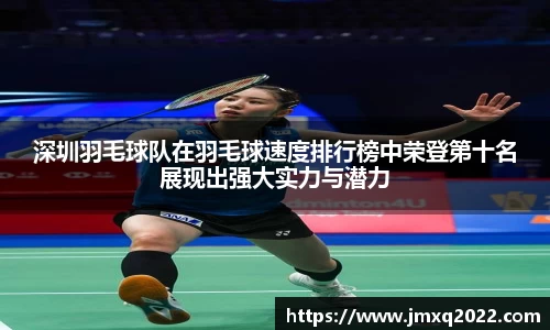 深圳羽毛球队在羽毛球速度排行榜中荣登第十名展现出强大实力与潜力